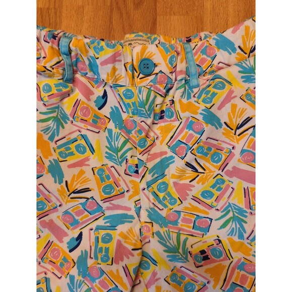 Tipsy Elves Shirts Mens Size Large Boom Box Radio Print Retro Pastel Elastic - Picture 3 of 9
